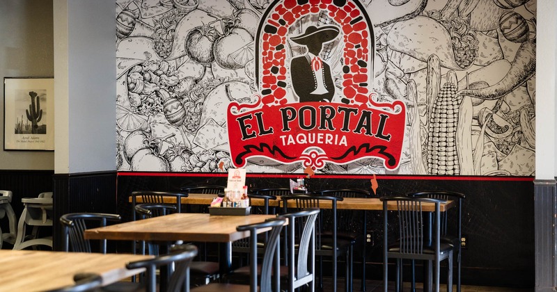 Dining tables ready for guests