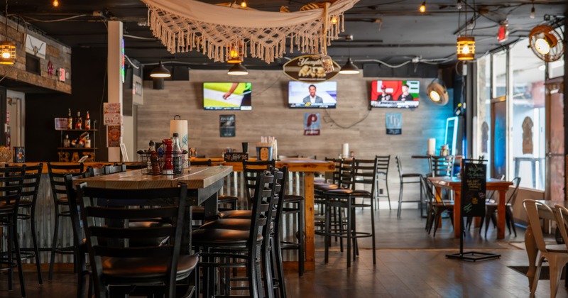 Interior, dining area
