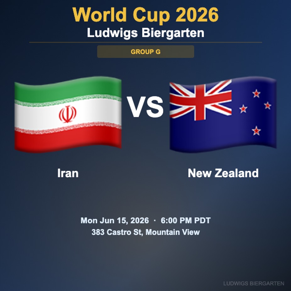 World Cup 2026: Iran vs New Zealand | Group G event photo