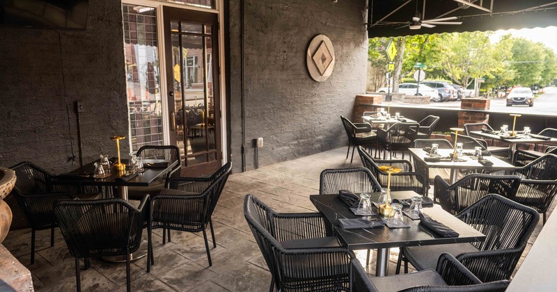 Exterior seating area