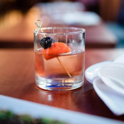 famous house smoked old fashioned.