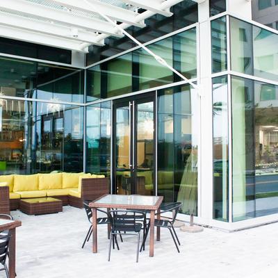 Outdoor patio.