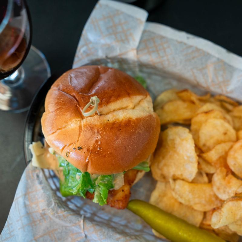 menu item 2 of 4, Crispy Chicken Caesar Salad Sandwich