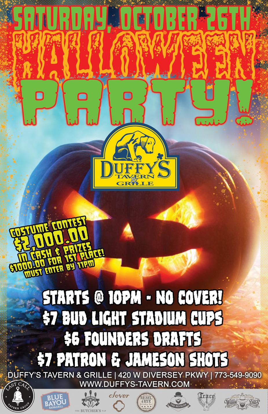 Duffy's Post-Game Halloween Party! event photo