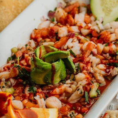 Ceviche De Camarón.