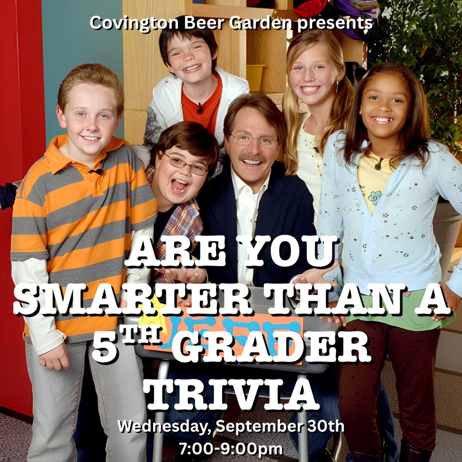 Are You Smarter than a 5th Grader Trivia event photo