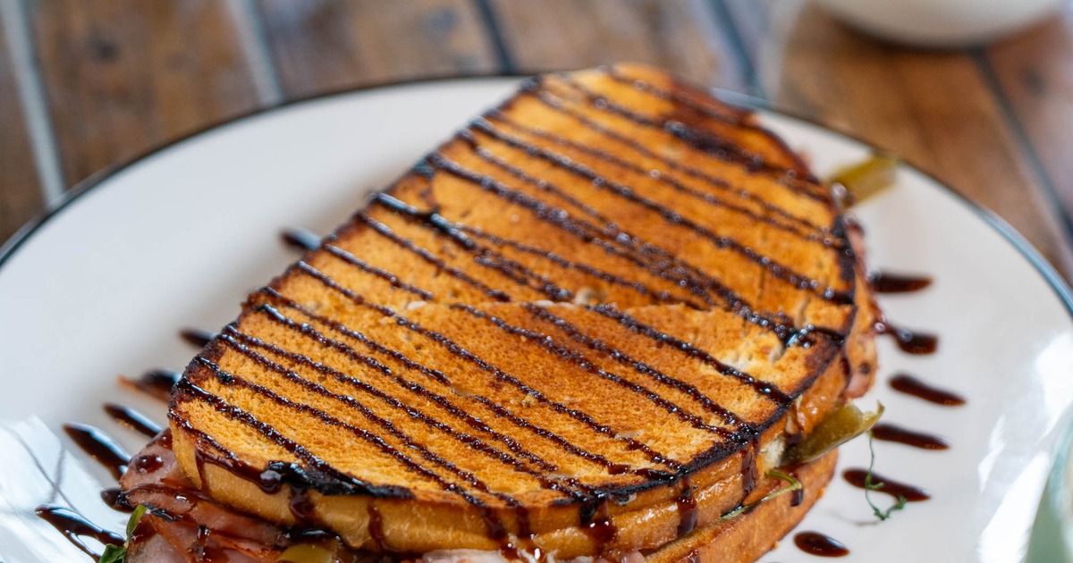 Bella Italia Panini served on a white plate