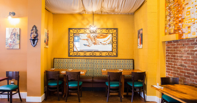 Interior, seating area