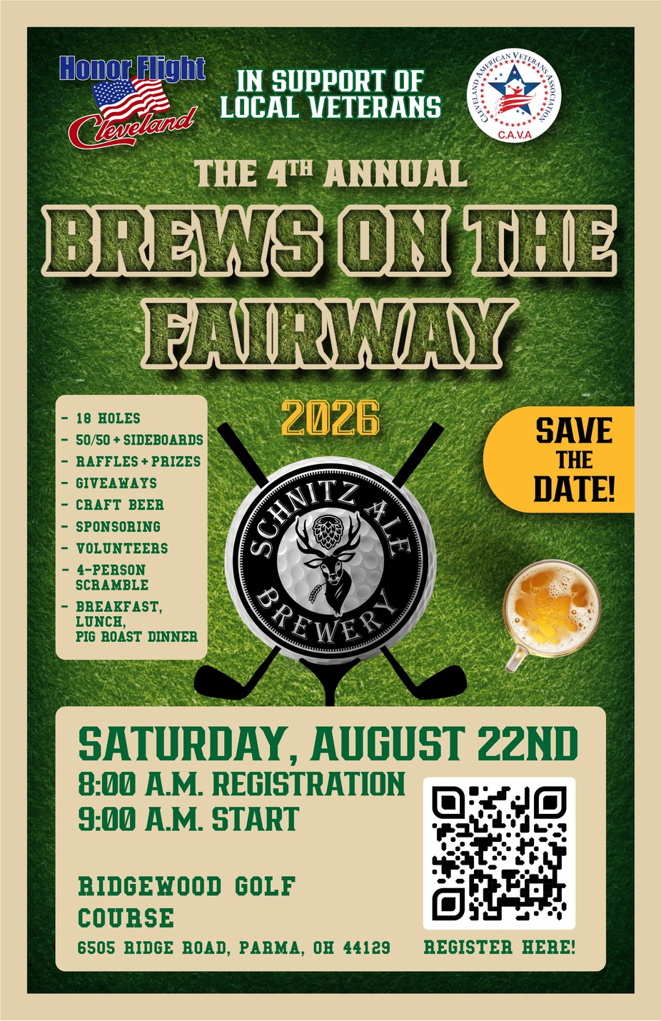 Brews on the Fairway 2026 Golf Outing (4th Annual) event photo