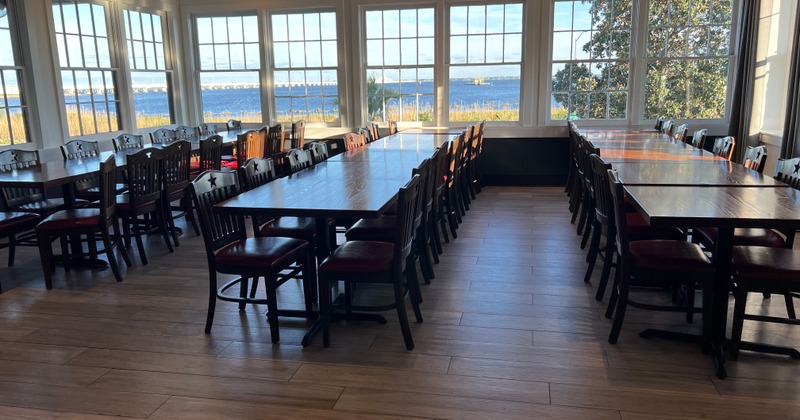 Dining area with a view