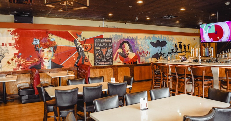 Interior, dining area