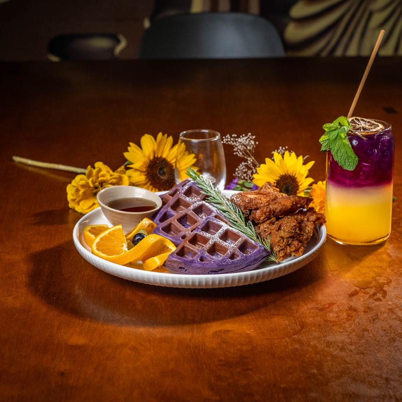 menu item 9 of 15, Ube Waffle