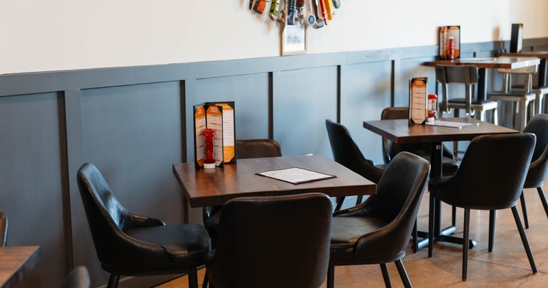 Interior, dining space