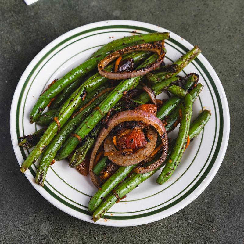 Blistered Green Bean Medley photo