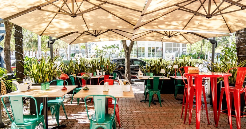 Beautiful patio area