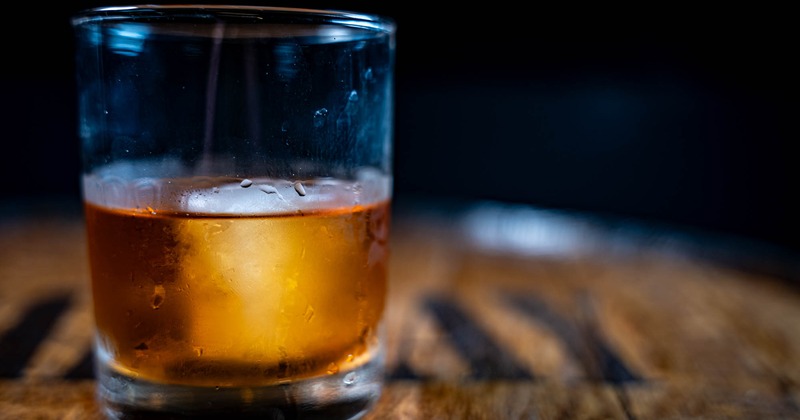 Old Fashioned, close up