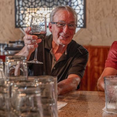 Cheers, toast with wine..