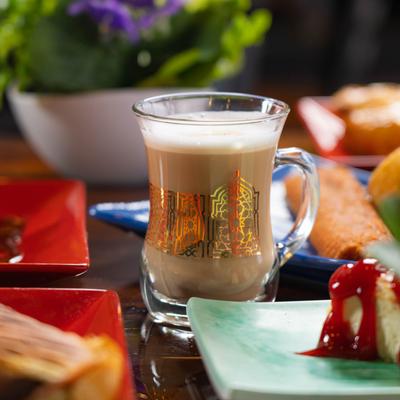 Various food and coffee.