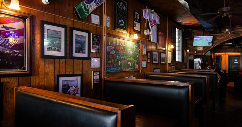 Interior, booths