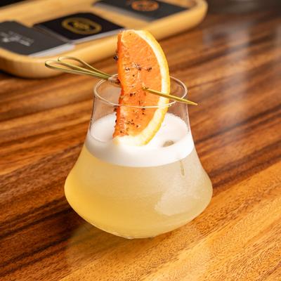 Grapefruit Whiskey Sour.