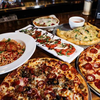 Group shot of different dishes.