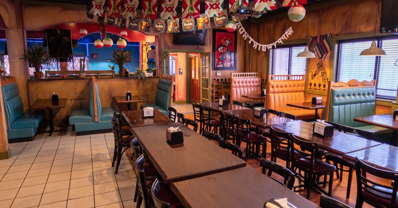 Interior, dining area