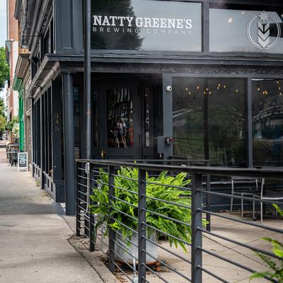 Natty Greene's Brewing Company exterior.