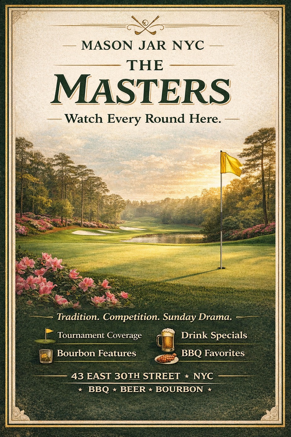 ⛳ THE MASTERS WATCH PARTY ⛳ event photo