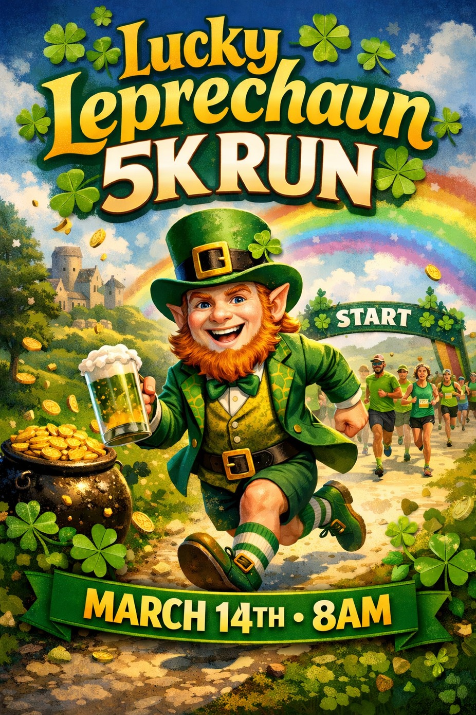 Lucky Leprechaun 5K & 1 Mile Fun Run/Walk event photo