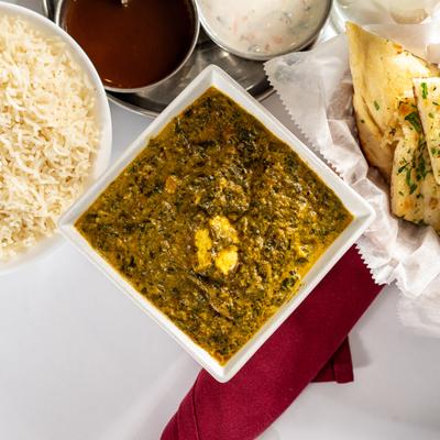 Saag paneer.