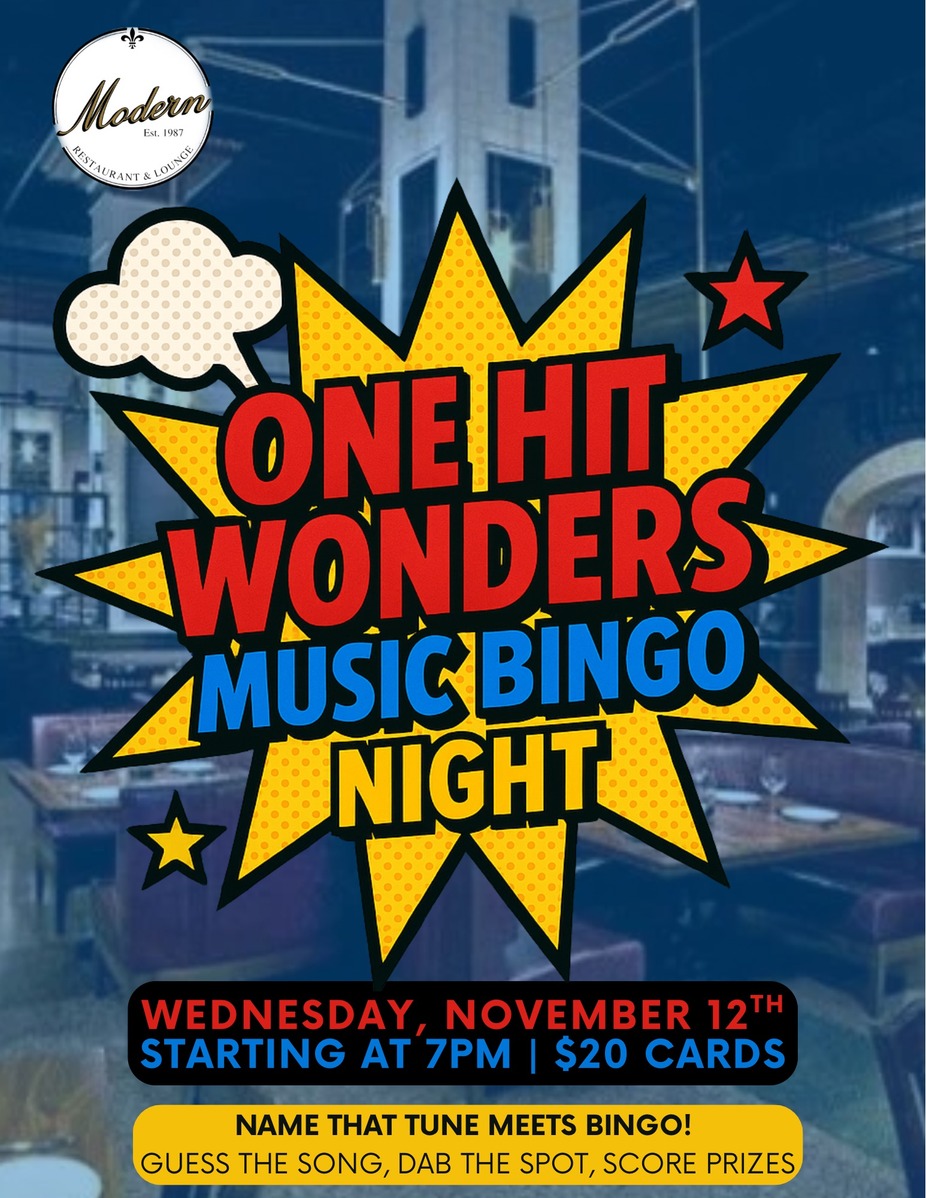 Music Bingo Night - One Hit Wonders event photo