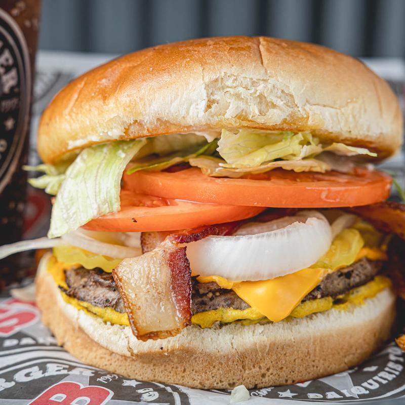 #2 ¼ lb. Bacon Sam Cheeseburger photo