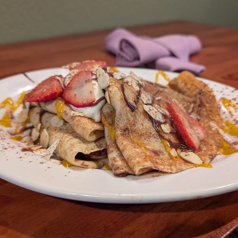 Banana Nutella Crepe 🍌🍫 photo