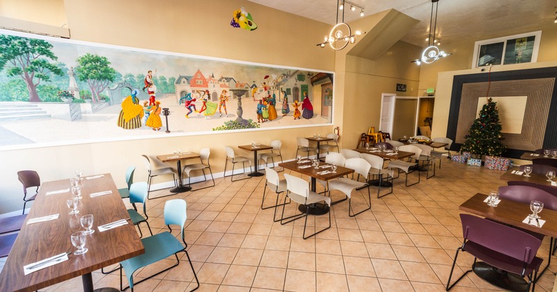 Tables ready for guests