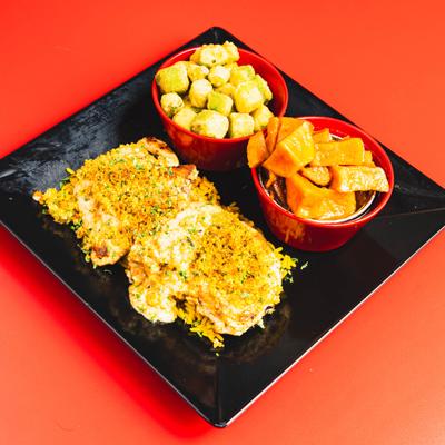 Parmesan Crusted Chicken.