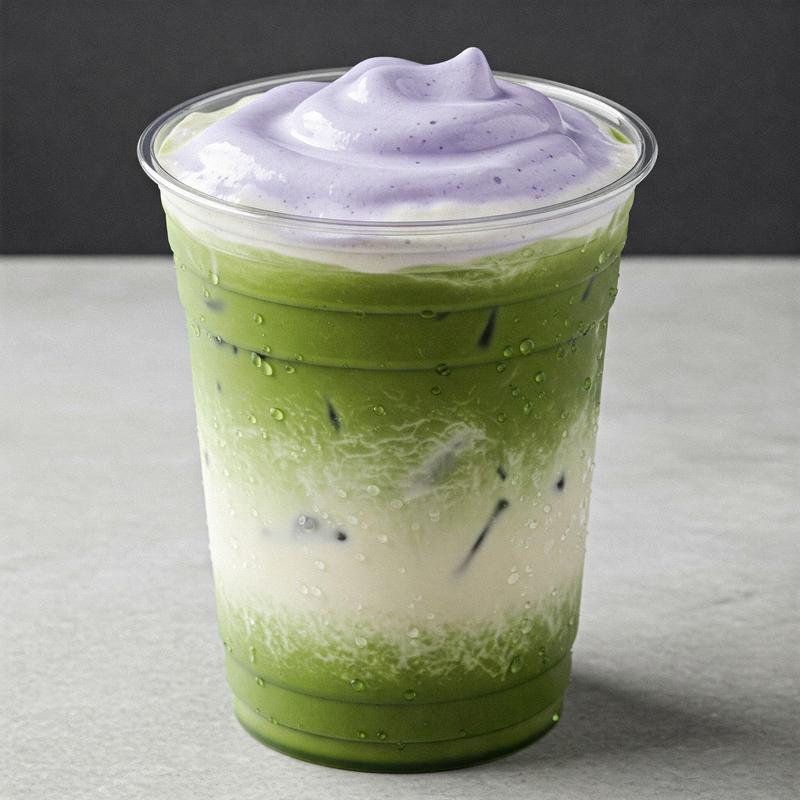 Iced Lavender Matcha Latte photo