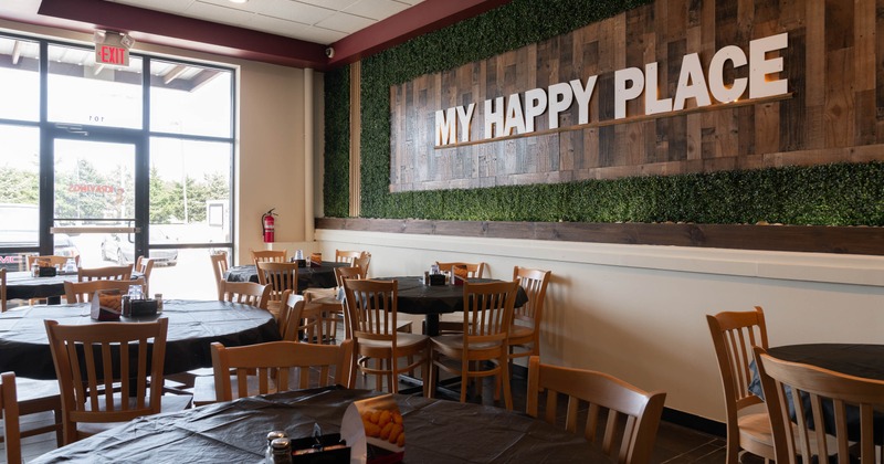Restaurant dining area