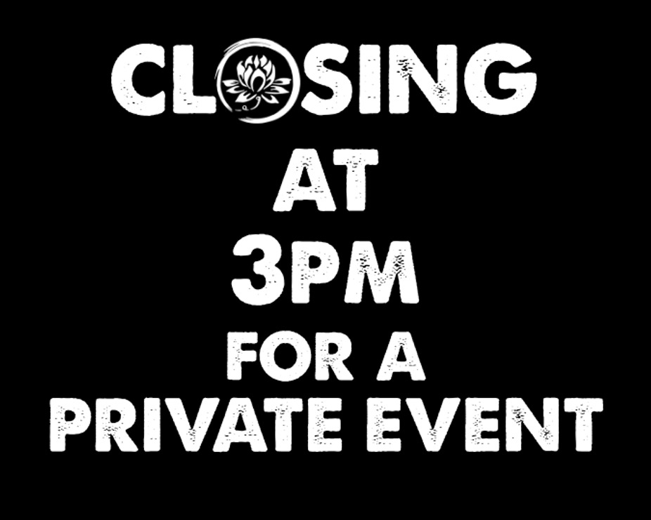 Taproom Closing at 3pm for a Private Event event photo