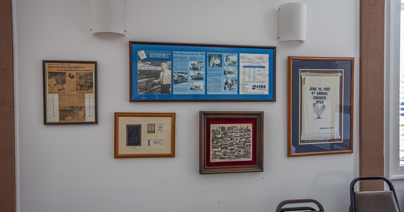 Memory wall, photos, recognitions, awards and  diplomas