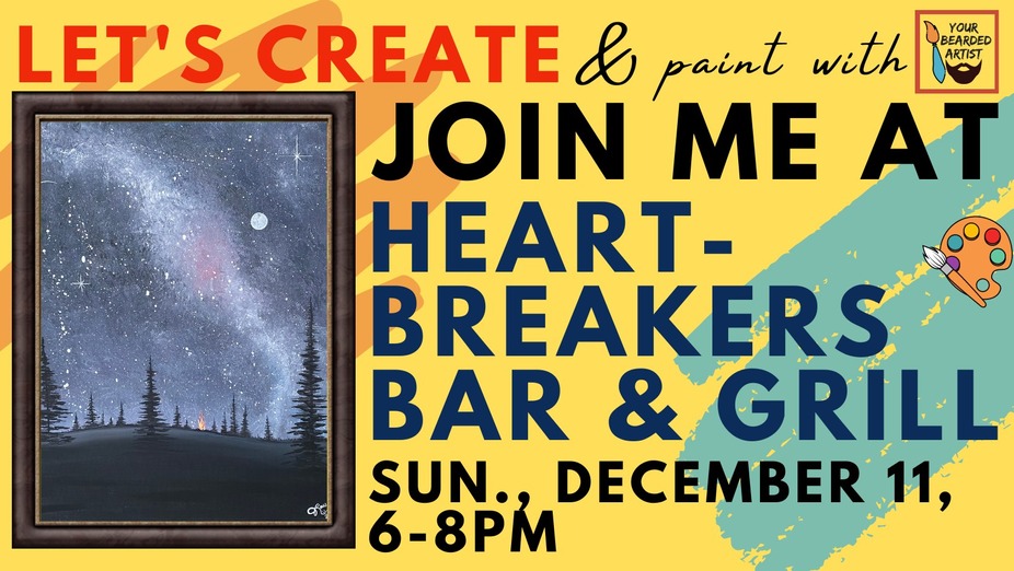 Create & Paint w/ Your Bearded Artist event photo