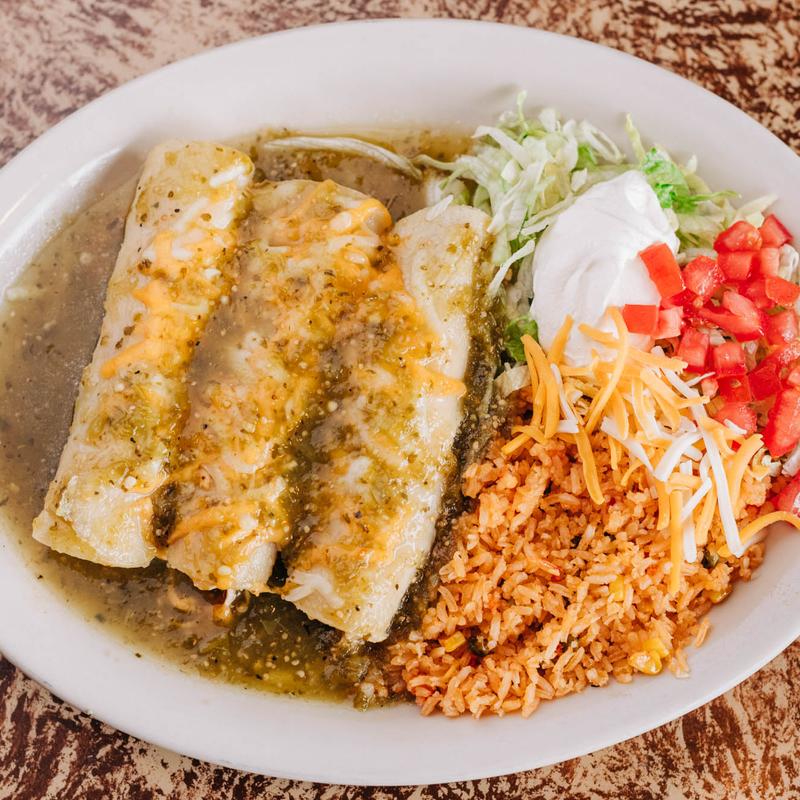 menu item 9 of 9, Enchiladas Verdes