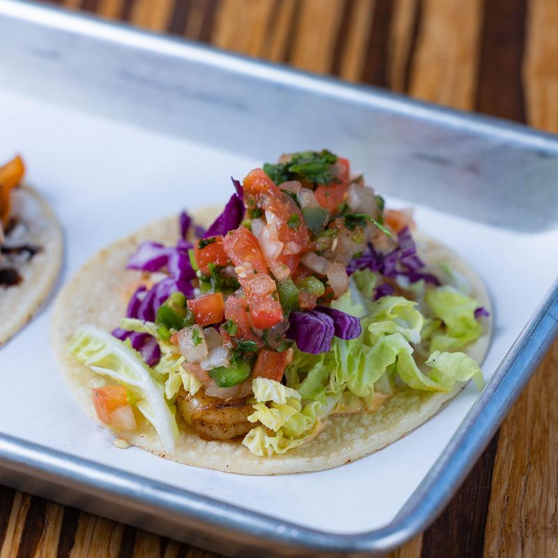 Red Chile Shrimp Street Taco photo