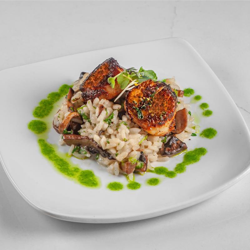 Porcini Crusted Seared Sea Scallop photo