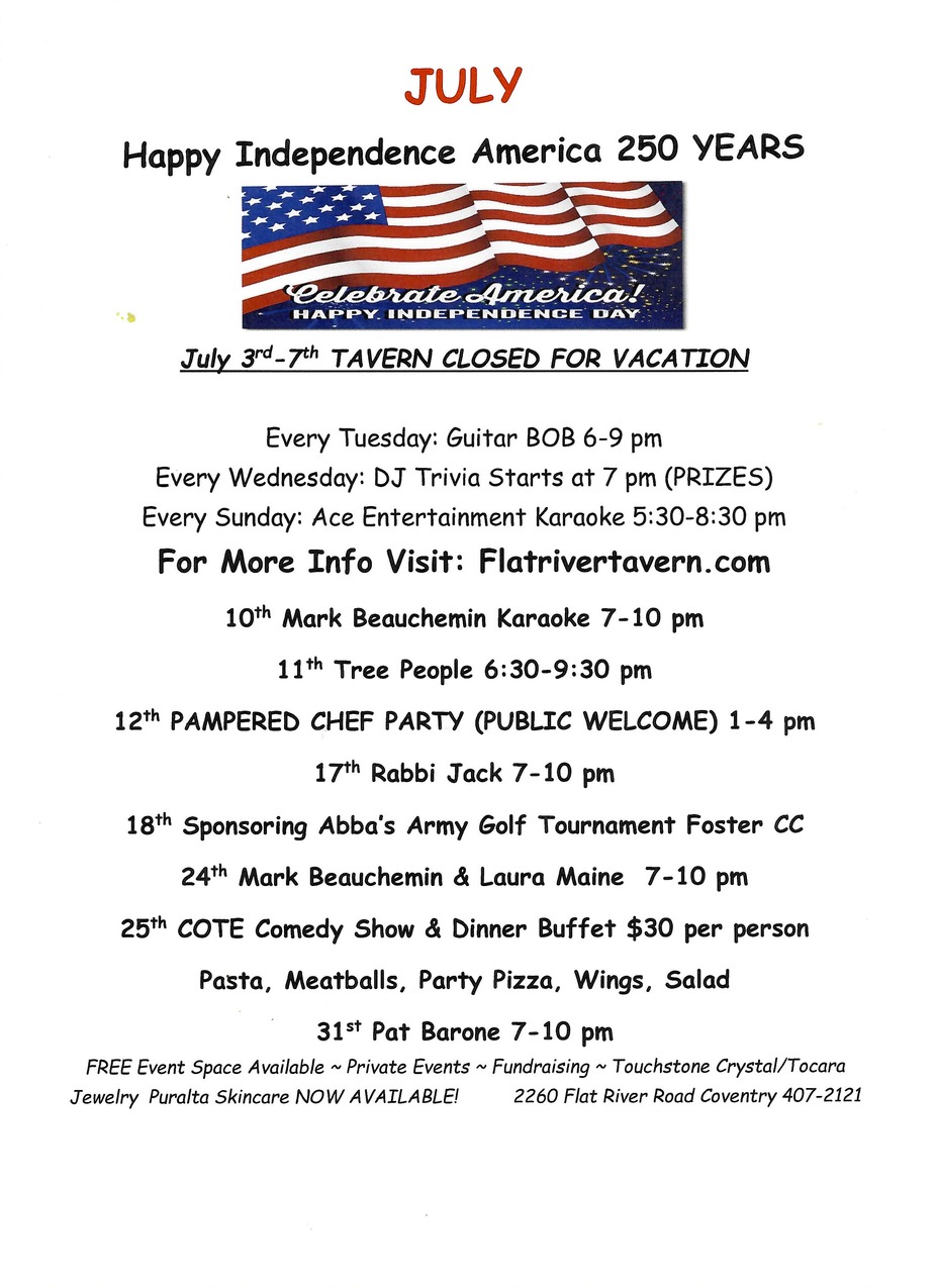 FRT July Schedule event photo