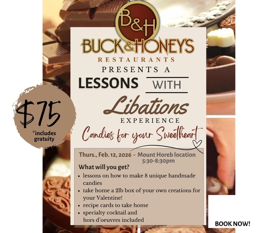 Lessons with Libations - Candies for your Sweetheart event photo