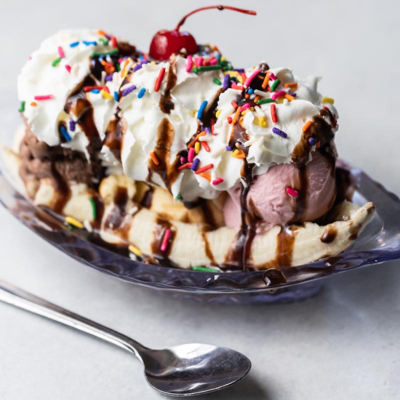 menu item 11 of 33, Banana Split