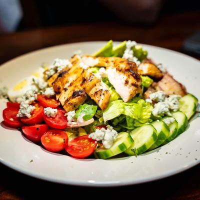 Chicken tenders with veggies.