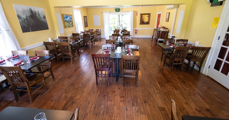 Interior, dining area