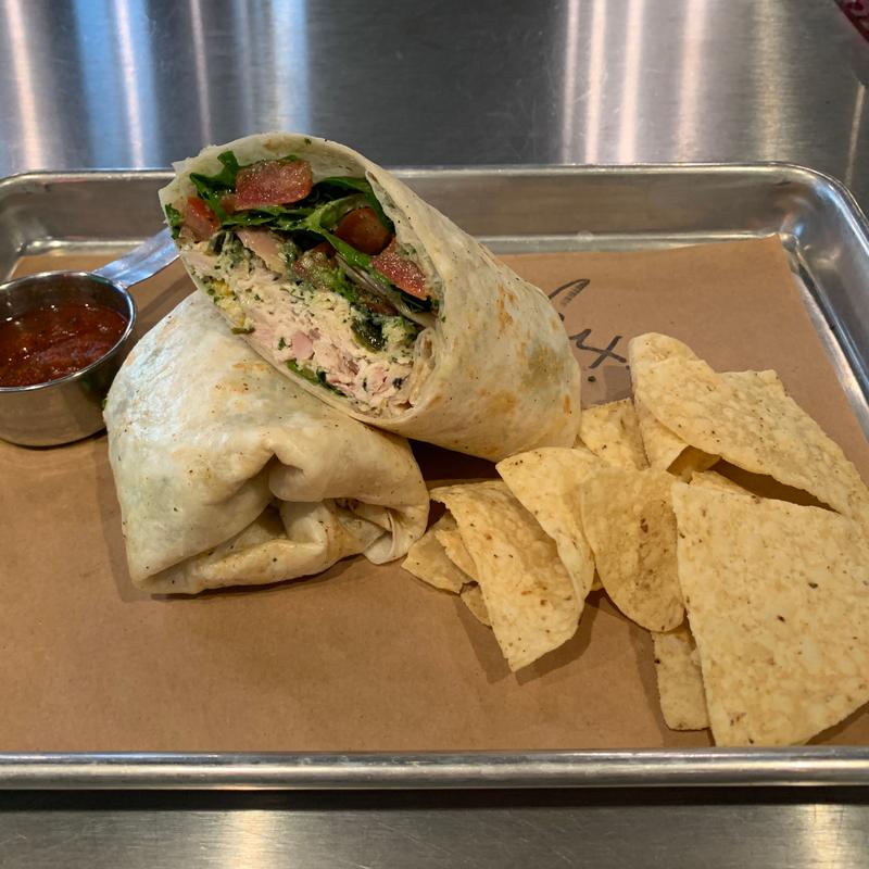 Smoked Chx Salad Wrap photo
