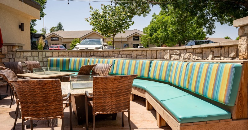 Exterior, seating place on patio